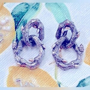 ❗️FINAL PRICE❗️Gorgeous Stephen Dweck Diamonds 925 Sterling Silver Earrings